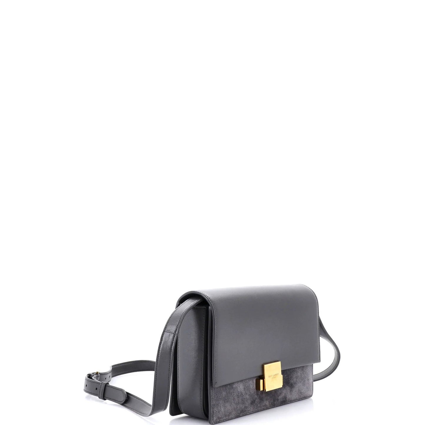 Saint Laurent Bellechasse Shoulder Bag Suede And Leather Medium