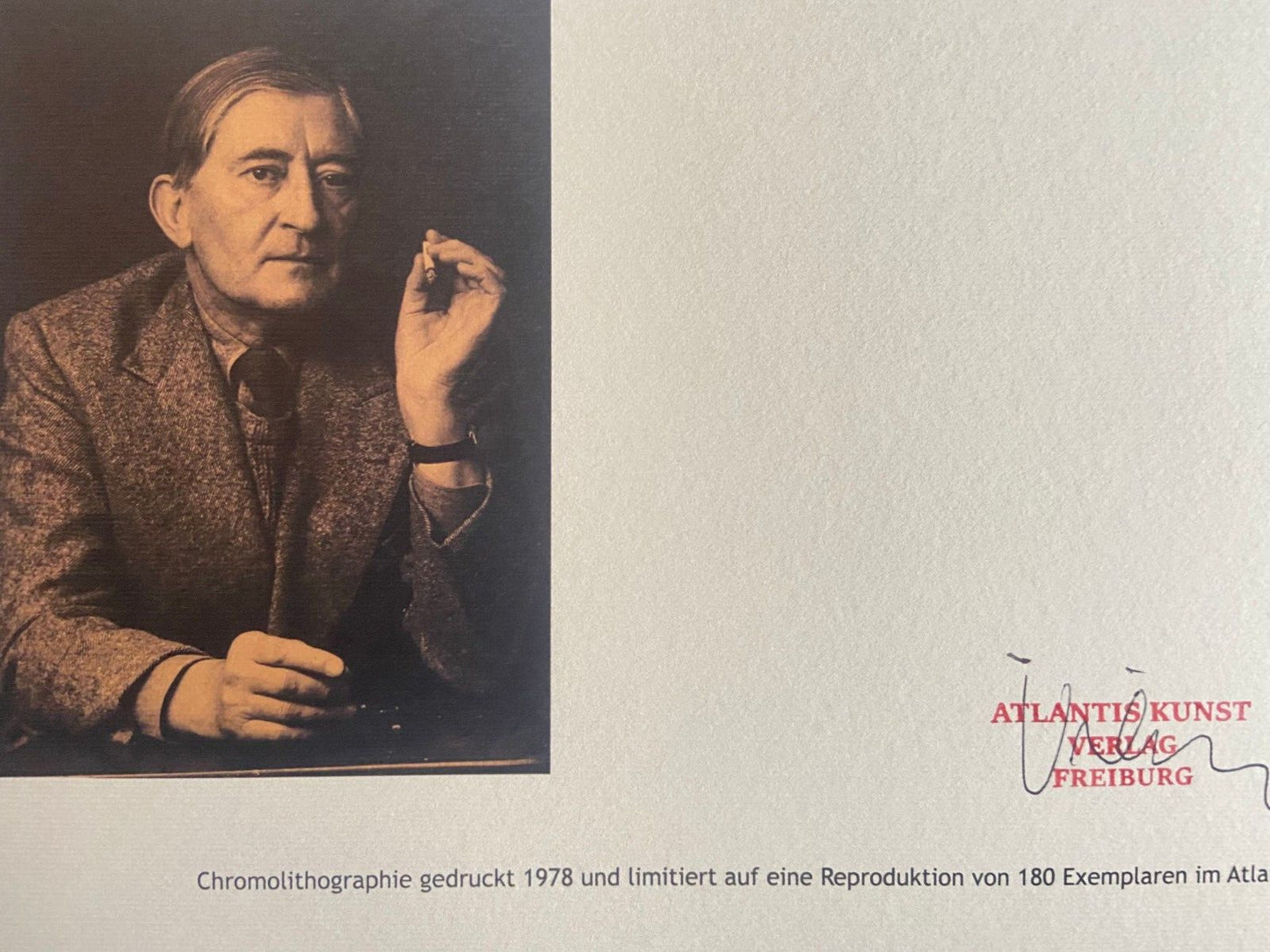 Josef Albers Lithograph Coa Hand-Numbered Signed O.P. Stamp