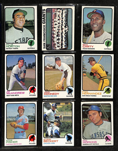 1973 Topps Baseball Cards Complete Set (660)