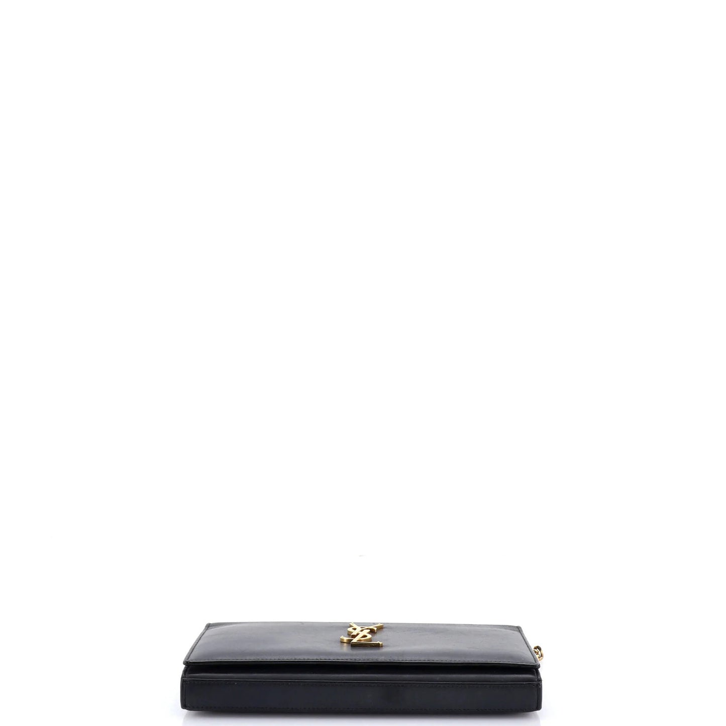 Saint Laurent Classic Monogram Wallet On Chain Leather Small