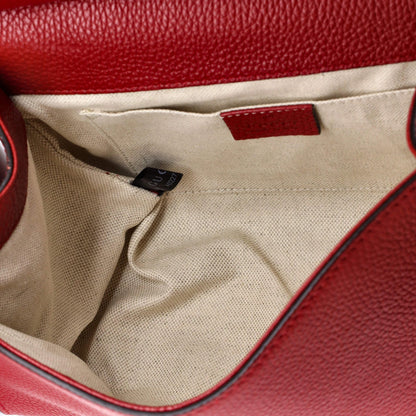 Gucci Gg Marmont Top Handle Bag Leather Mini