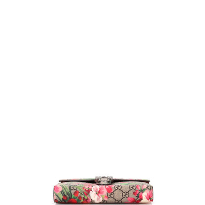 Gucci Dionysus Chain Wallet Blooms Print Gg Coated Canvas Small