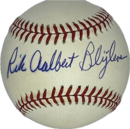 Bert Blyleven Autographed "Rik Aalbert Blyleven"