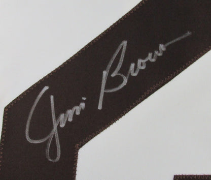 Jim Brown Hof Signed Custom Football Jersey