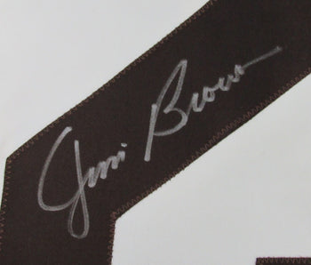 Jim Brown Hof Signed Custom Football Jersey