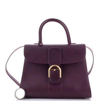 Delvaux Brillant Top Handle Bag Leather Gm