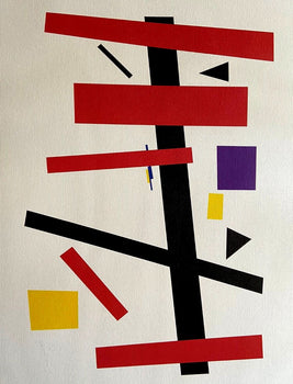 Kazimir Malevich Lithograph Hand Numbered Coa