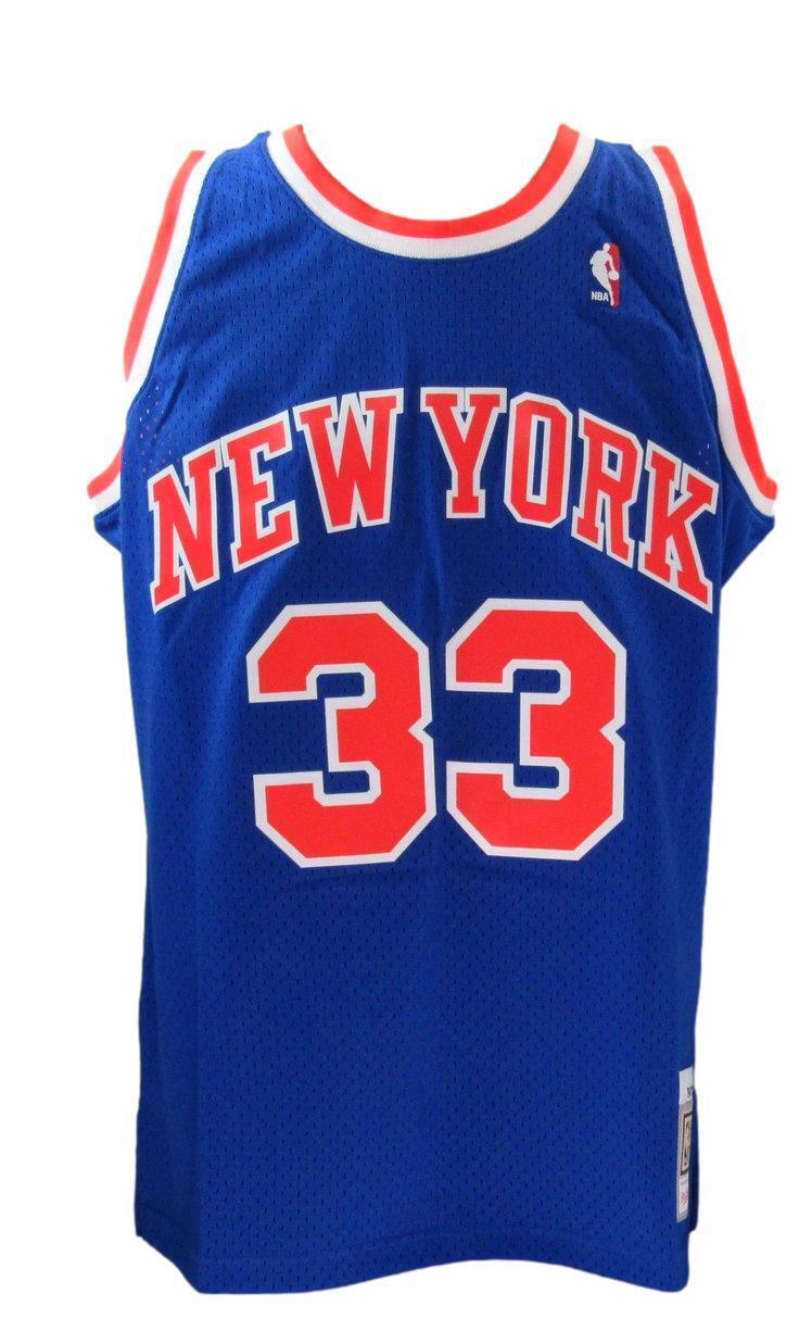 Patrick Ewing Hof Autographed Mitchell & Ness