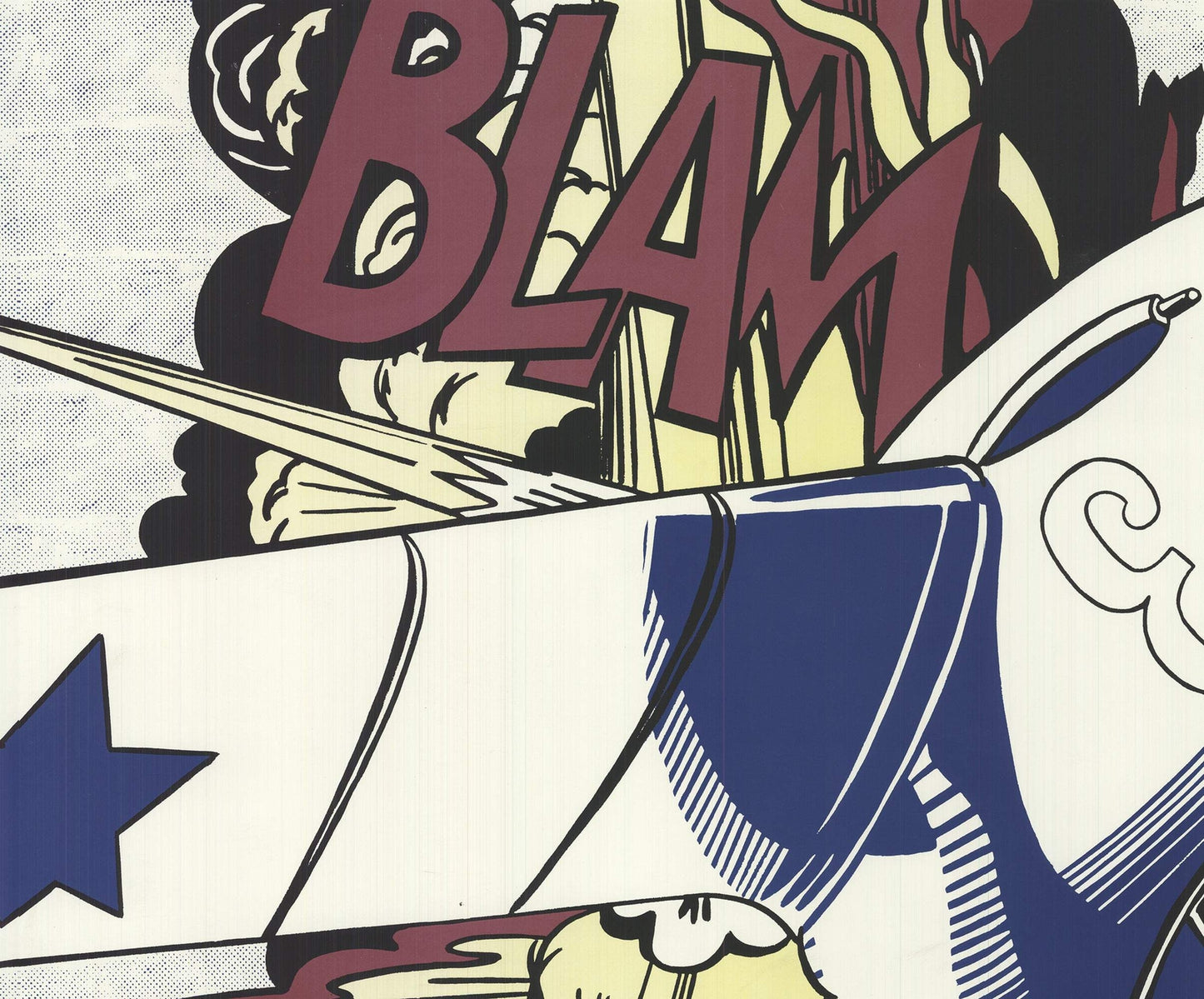 Roy Lichtenstein Blam " Offset Lithograph