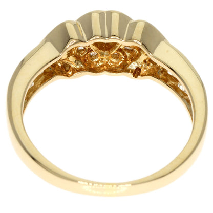 0.441ct Diamond Ring K18 Yellow Gold  3.7g