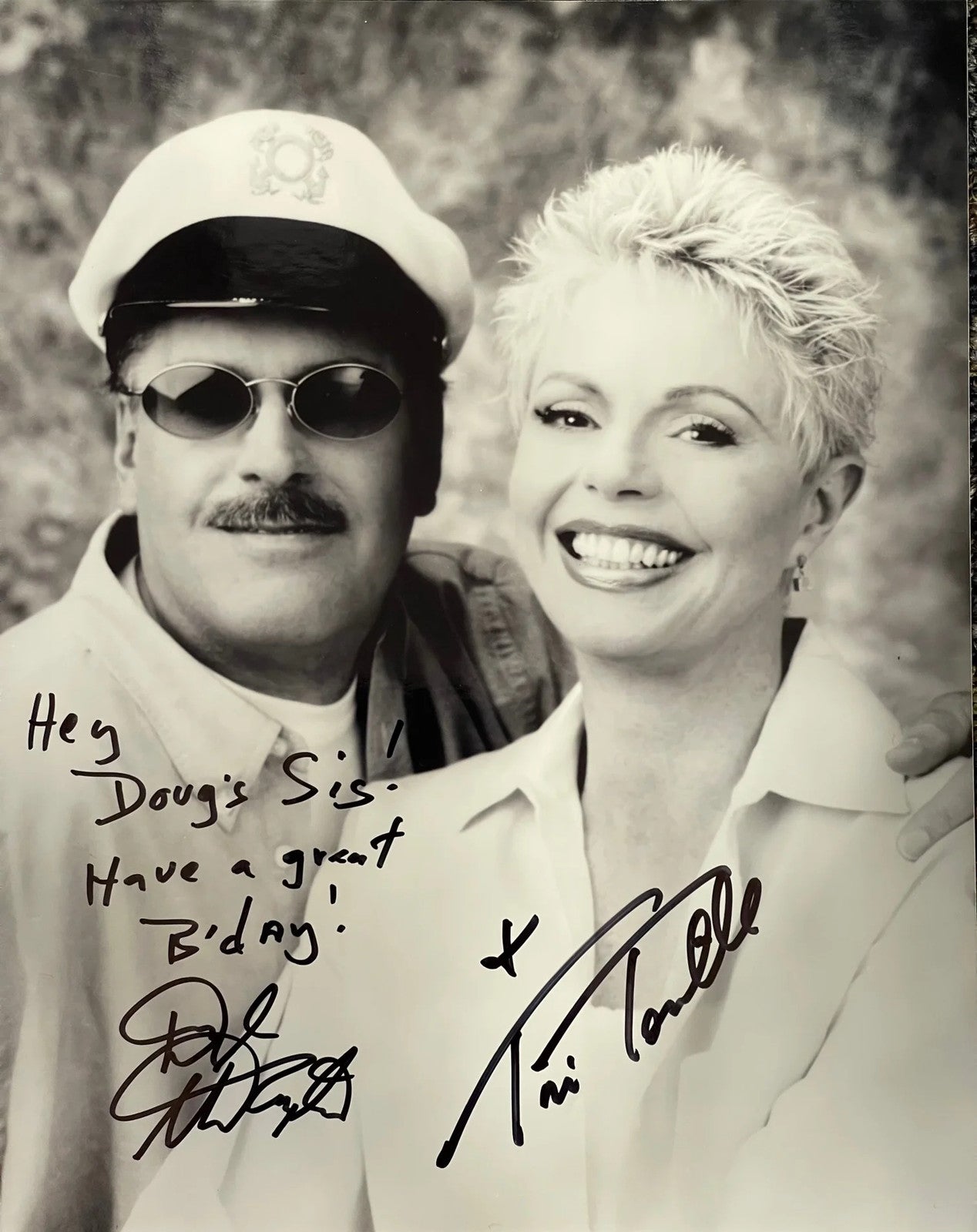 Daryl Dragon & Toni Tennille Autographed 8X10 Captain & Tennille Photo