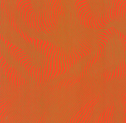 Henry Pearson Nue Orange Signed " Serigraph Contemporary