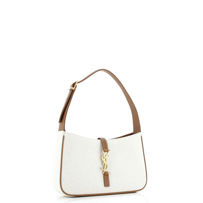 Saint Laurent Le 5 A 7 Hobo Canvas Small