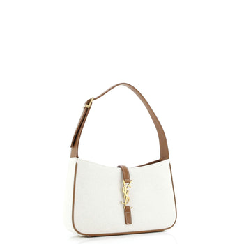 Saint Laurent Le 5 A 7 Hobo Canvas Small