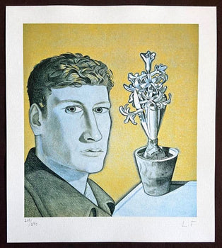 Lucian Freud Lithograph Coa Signature And Stamp