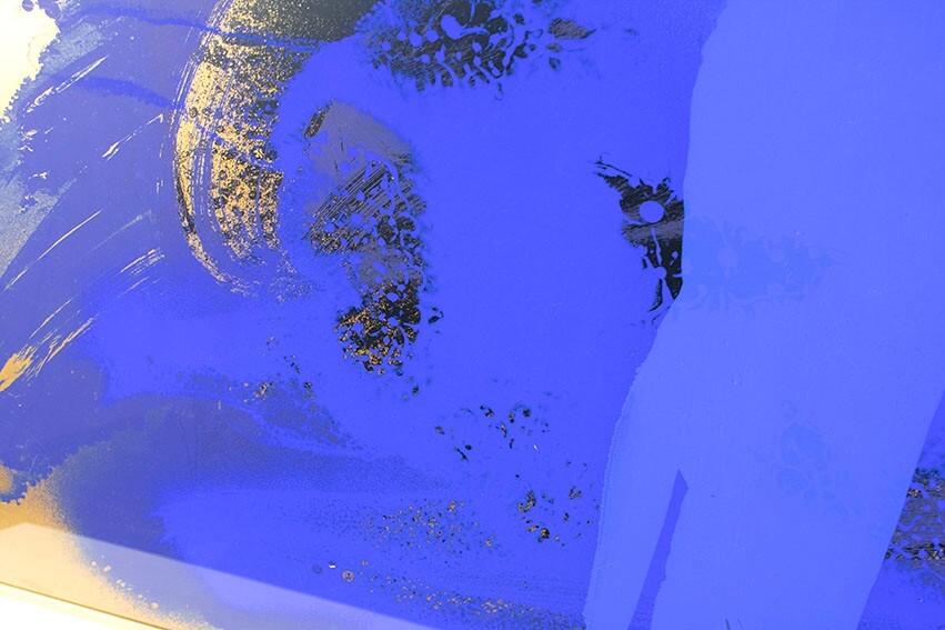 Otto Piene 1976 silkscreenEDA edition, signed and dated