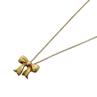Tiffany & Co. Ribbon Necklace K18Yg