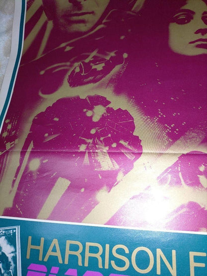 Blade Runner 1982 Original Australian Movie Poster Harrison Ford Sci-Fi Rare Vtg