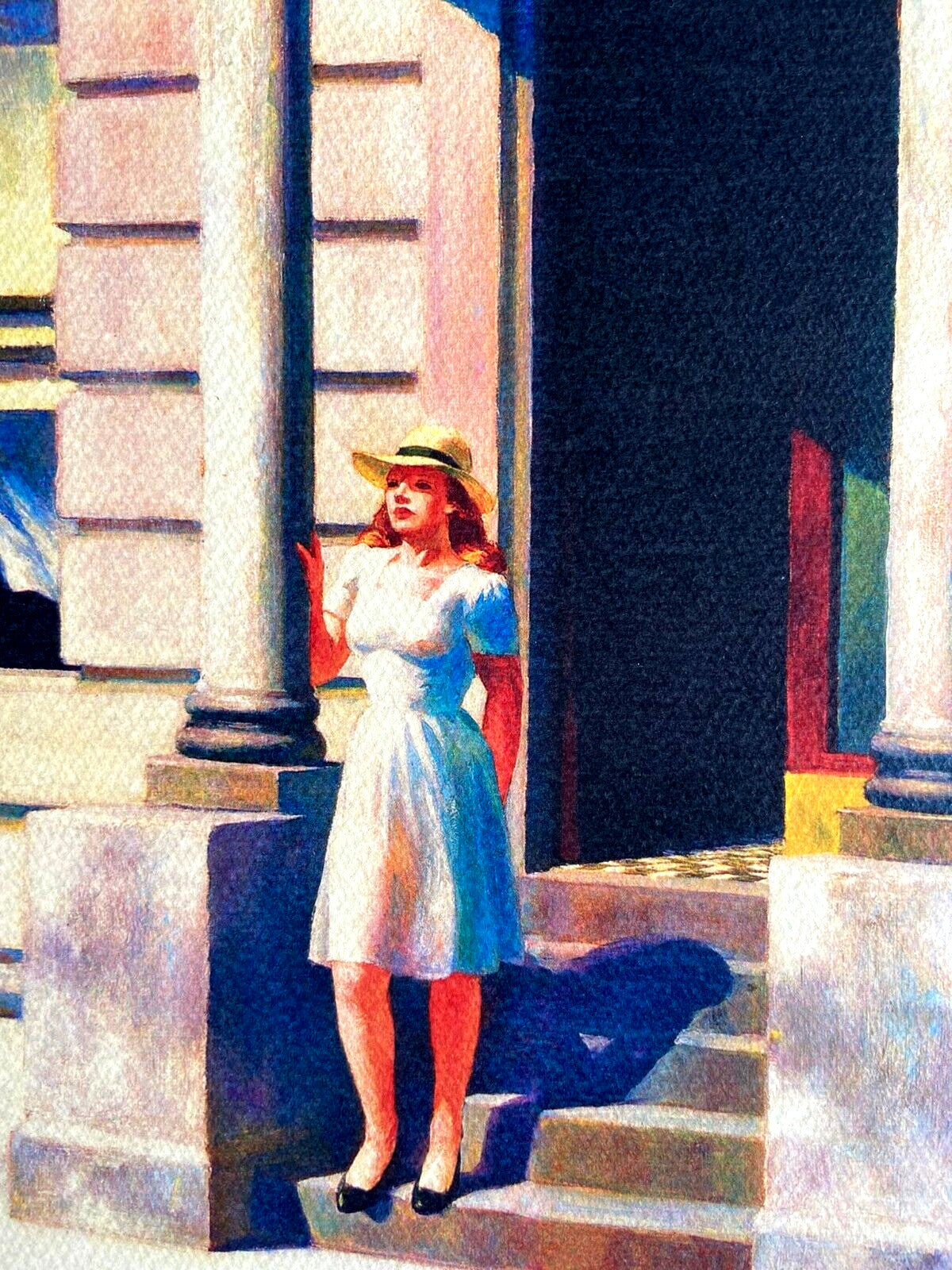 Edward Hopper 'Summer' Lithograph Coa Signed And Stamped 275 Ex