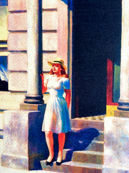 Edward Hopper 'Summer' Lithograph Coa Signed And Stamped 275 Ex