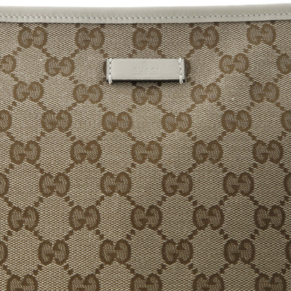 Gucci Flat Messenger Bag Gg Canvas Medium