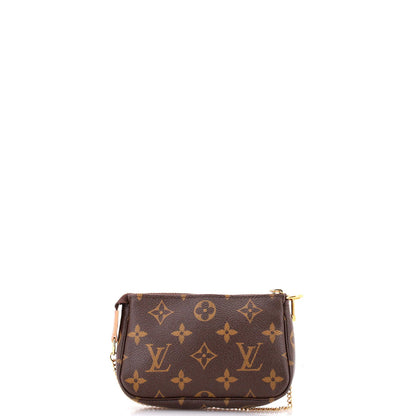 Louis Vuitton Pochette Accessoires Limited Edition Vivienne Xmas Monogram Canvas