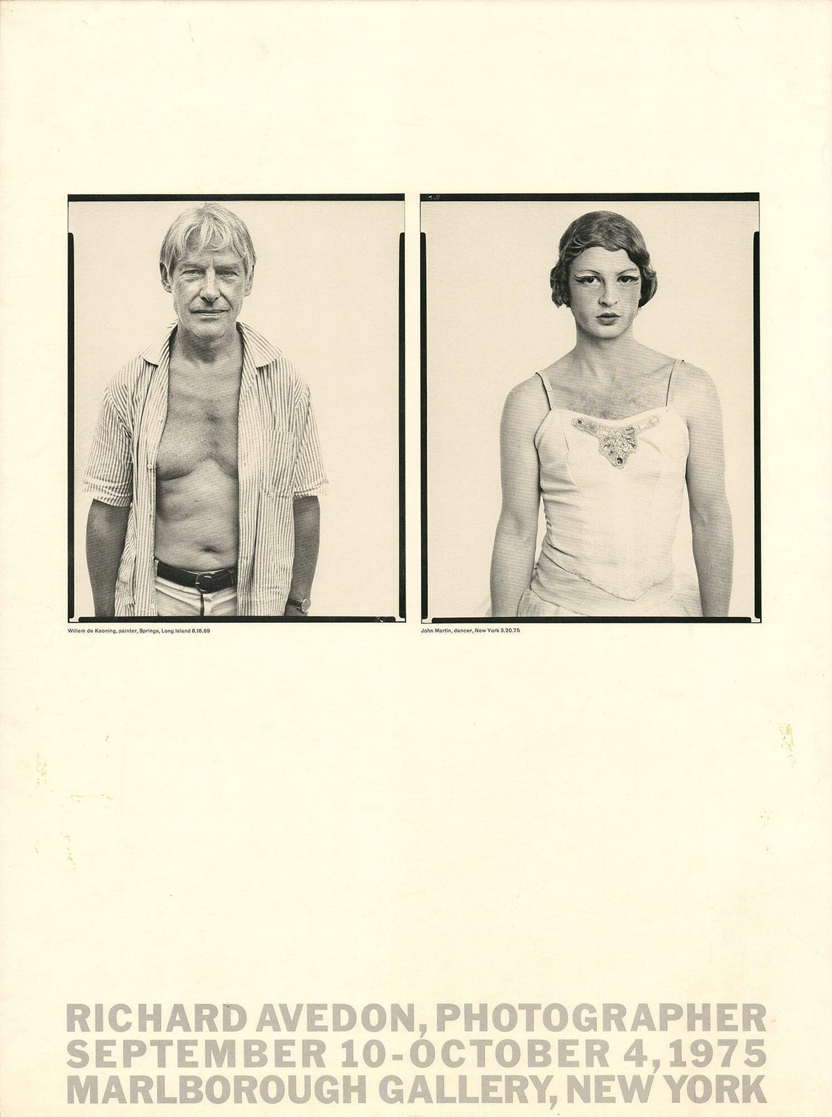 Richard Avedon Marlborough " Offset Lithograph Photography
