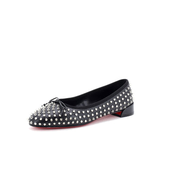 Christian Louboutin Women'S Sweetie Jane Spikes Flats Leather