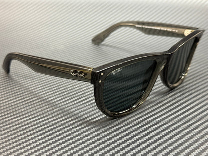 RAY BAN RBR0502S 6707GR Transparent Dark Grey Unisex 53 mm Sunglasses