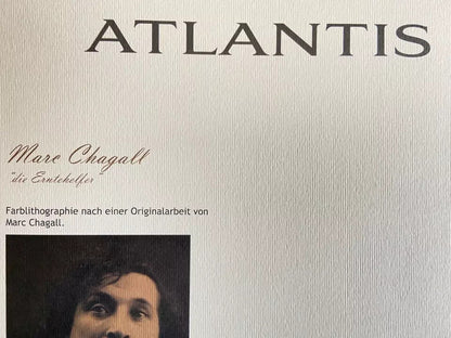 Marc Chagall Lithograph Coa Original Numbered