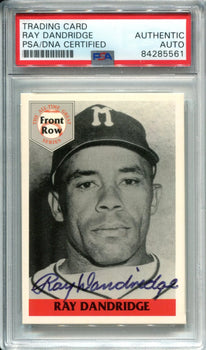 Ray Dandridge Autographed 1992 Front Row Card (Psa)