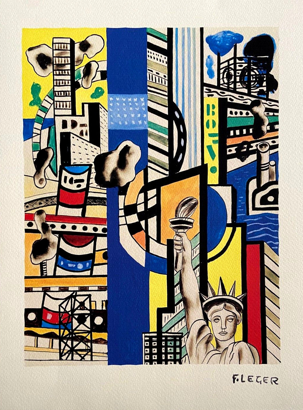 Fernand Lger Lithograph Coa Moma Museum Numbered By Hand Signed Limited