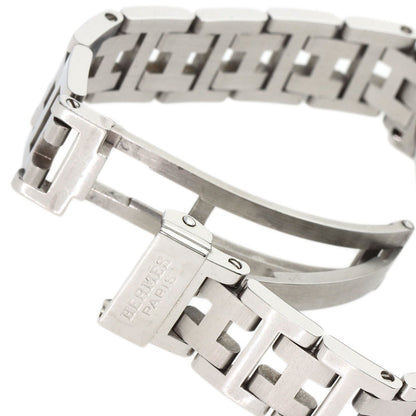 Steel HERMES Clipper Watches CL4.210 Stainless Steel/ Stainless