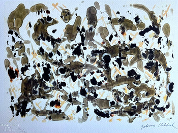 Jackson Pollock Action Painting Coa Signed