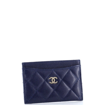 Chanel Classic Card Holder Quilted Caviar