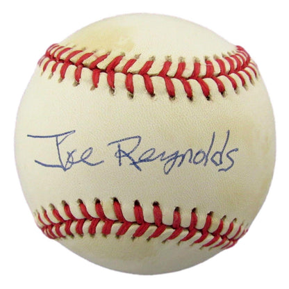 Joe Reynolds Autographed Onl Baseball Negro