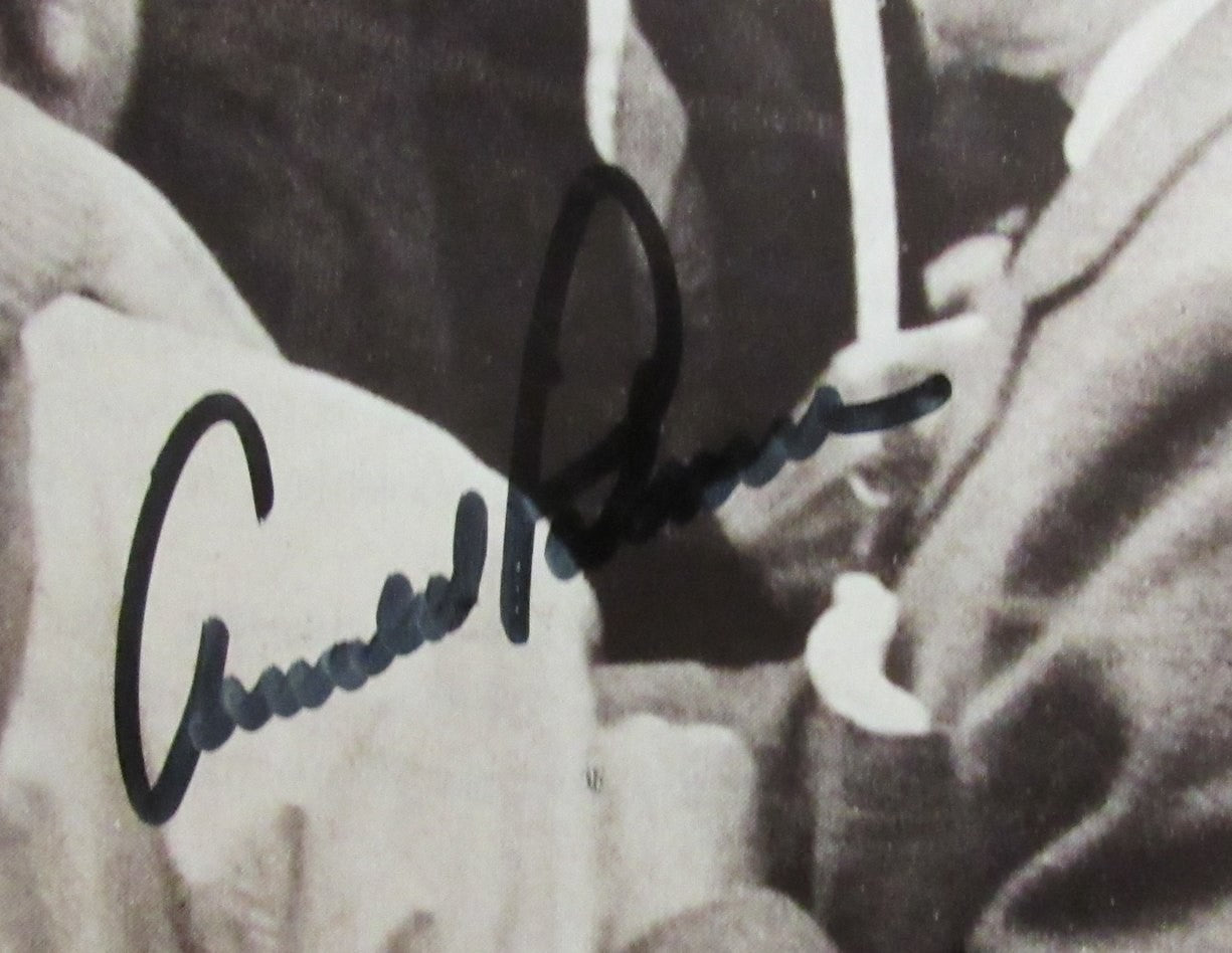 Signed PGA Golf Champ Photo 12x8 Autographed By Arnold Palmer B JSA 192665