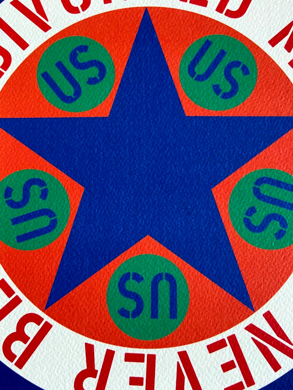 Robert Indiana Lithograph Guggenheim Museum Coa Numbered 275 Ex