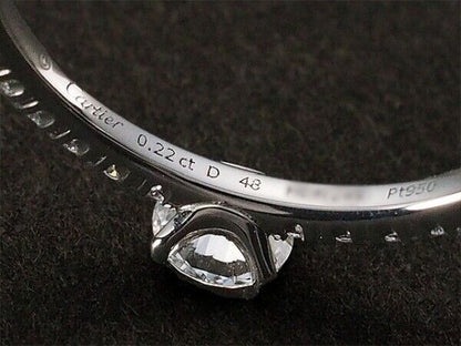 Cartier Etincel deux Ring Diamond Platinum Pt950