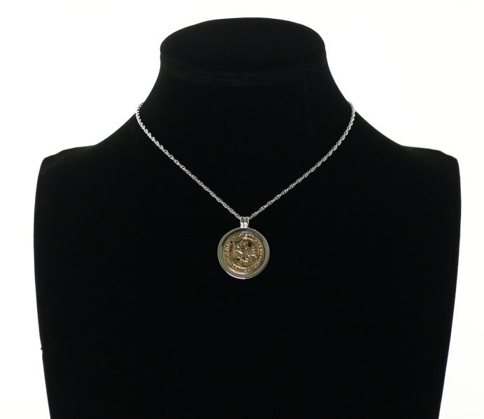 Tiffany&Co. Necklace St.Christopher Coin 925