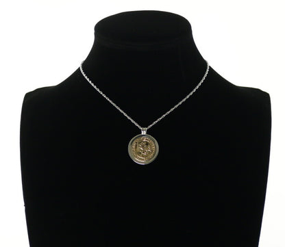 Tiffany&Co. Necklace St.Christopher Coin 925