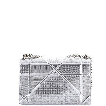 Christian Dior Diorama Flap Bag Cannage Embossed Calfskin Medium