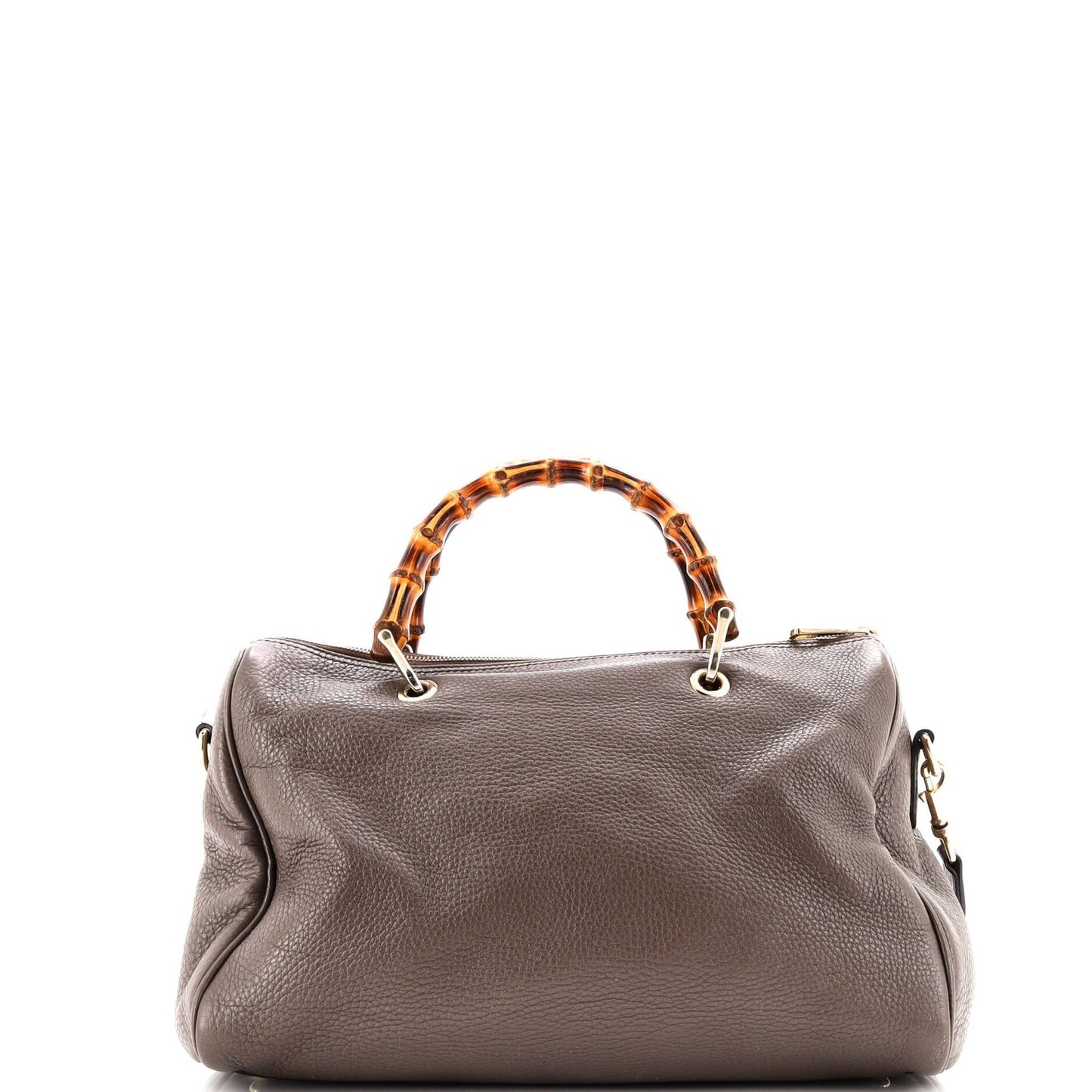 Gucci Bamboo Shopper Boston Bag Leather Medium