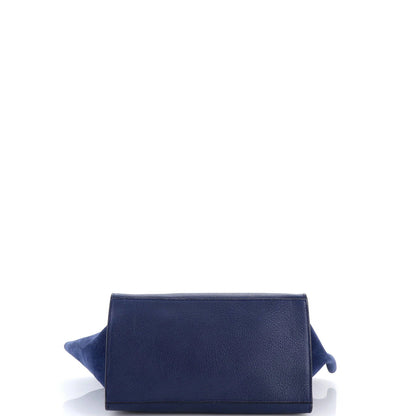 Celine Trapeze Bag Leather With Suede Medium