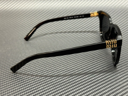MIU MIU MU 12ZS 16K5S0 Black Grey Women's 56 mm