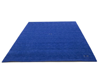 Royal Blue Pictorial Style 8X10 Gabbeh Modern Rug