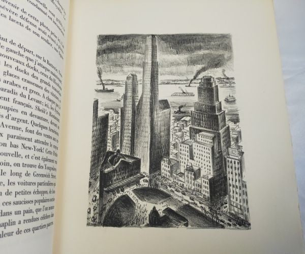 Paul Morand New-York 1931 W/ 30 Lithographs By Adriaan Lubbers Limited Edition