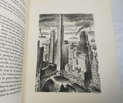 Paul Morand New-York 1931 W/ 30 Lithographs By Adriaan Lubbers Limited Edition