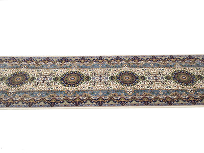 Oriental Runner Rug Floral Design Plush Hallway Carpet Handmade Kirman 3X10 ft