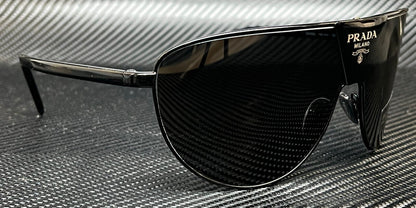 PRADA PR 69ZS 1AB5S0 Black Dark Grey Men's 68 mm